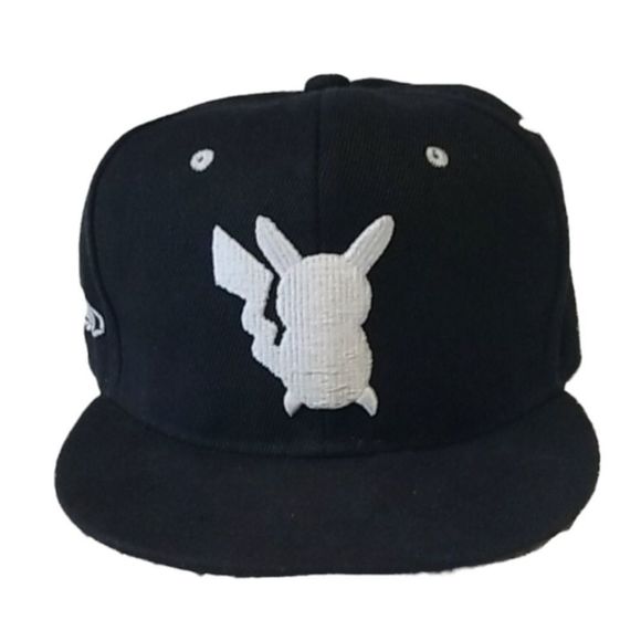 Youth Embroidered Pokémon Black Snapback Hat - Picture 1 of 6